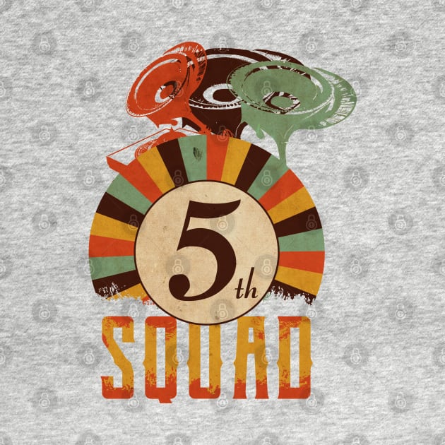 5th anniversary music squad, birthday gift vintage by Degiab